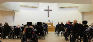 Chapel Service in a nursing home